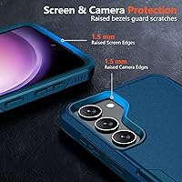 Vista 4 de SPIDERCASE Funda diseñada para Samsung Galaxy S23, [Protección contra caídas de grado militar de 10 pies], Paquete de 2