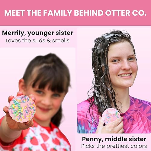 Miniatura 7 de Otter co. Kids Gentle Birthday Cake - Champú para niños pequeños sin lágrimas, sin sulfatos y no tóxico, fabricado con ingredientes orgánicos,