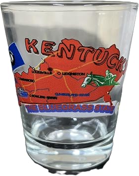 Souvenir Shot Glass - Kentucky