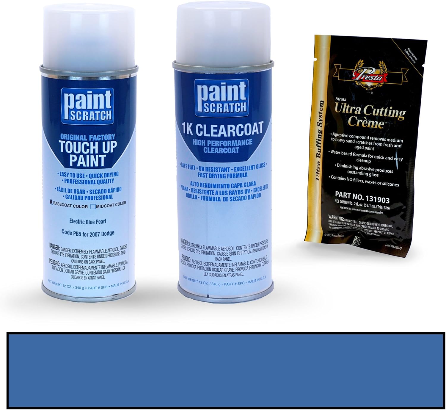 Amazon.com: 2007 Dodge Ram Truck Electric Blue Pearl PB5 Touch Up Paint