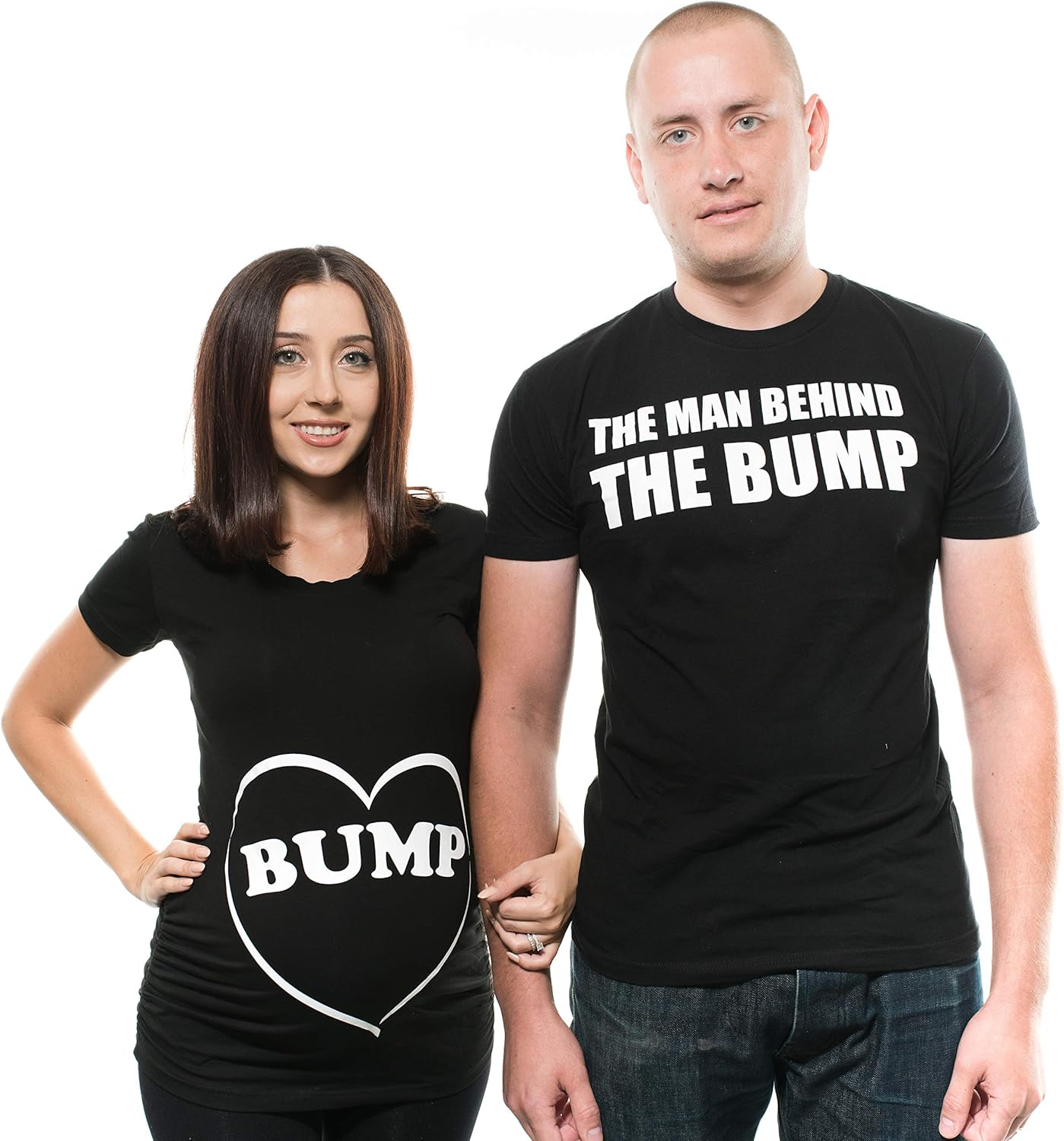 Milky Way Tshirts Bump Maternity Couple t-Shirts Baby Shower Pregnancy Jersey top