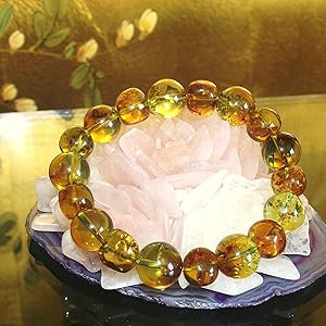 Amazon | theory xyz ブルーアンバー ブレスレット クロス スクエア