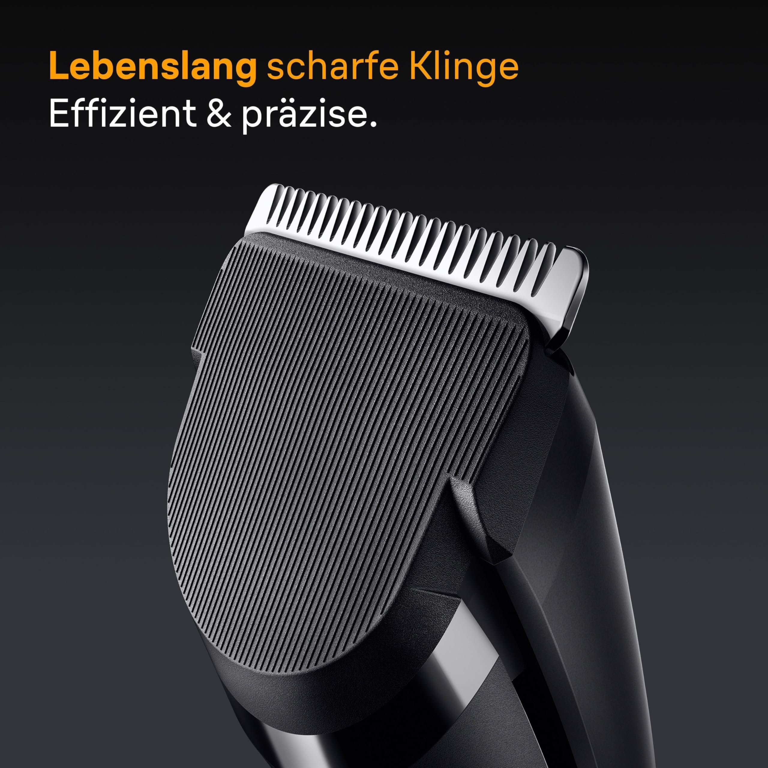 Braun Haarschneider Series 5, Haarschneidemaschine Herren, HC5530, Schwarz | Kabelloser Haartrimmer mit 17 Längen, Trimmer mit 50 Min. Akku, Wasserdicht, Inkl. 3 Zubehörteile Und Ultrascharfer Klingen