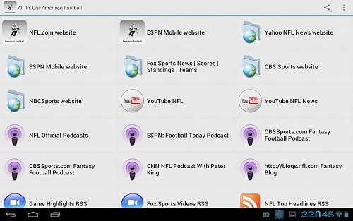 All-in-One American Football – vue 3