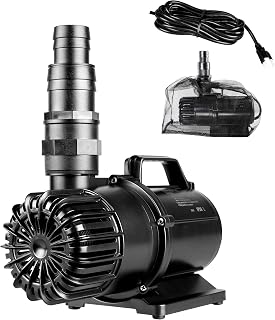 ANILUV 3200GPH Inverter Pond Pump, 120W Energy Efficient Submersible Pump | 15ft Lift Height, Pond Pumps for Outdoor Ponds – Ideal for Koi Ponds, Waterfalls, Hydroponics & Fish Tanks