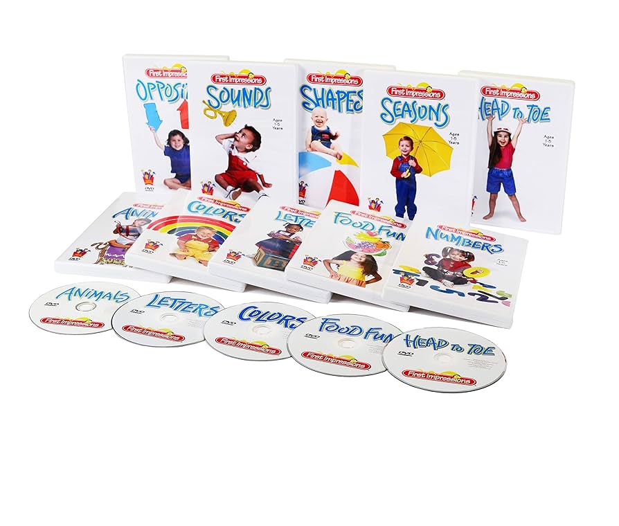 Amazon.com: 10 Pack DVD Bundle Preschool Learning