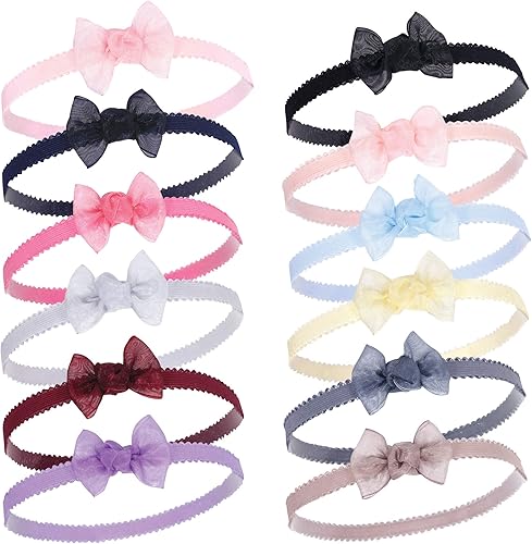 Vista 110 de Hudson Baby Cotton and Synthetic Headbands, Size 0-24 Months