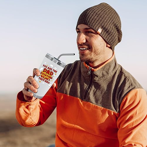 Miniatura 7 de BEEYOND Vaso de café de viaje de 20 onzas con tapa deslizante y pajilla, taza de café de acero inoxidable a prueba de derrames, acero inoxidable