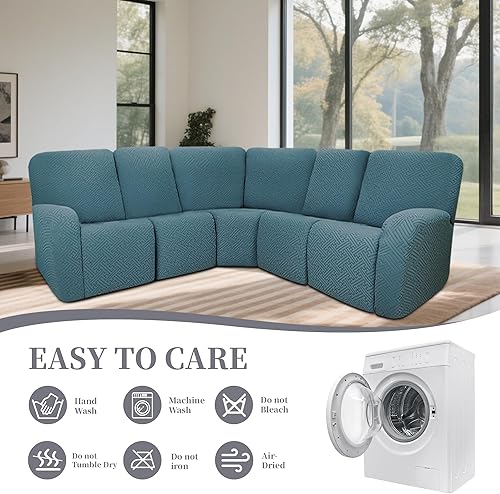 Miniatura 218 de Fundas 100% impermeables para sofá reclinable seccional, fundas para sofá reclinable en forma de L, funda para sofá seccional de esquina en forma de