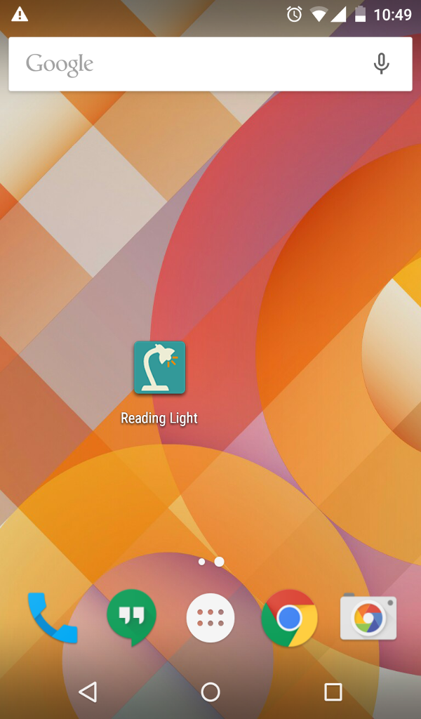 Reading Light App on Amazon Appstore