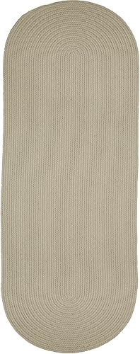 Miniatura 39 de Tapete de interior/exterior, diseño texturado trenzado, tapete reversible, Sintético, Marrón Marrón,Negro -,Azul (Hydrangea Blue),Azul