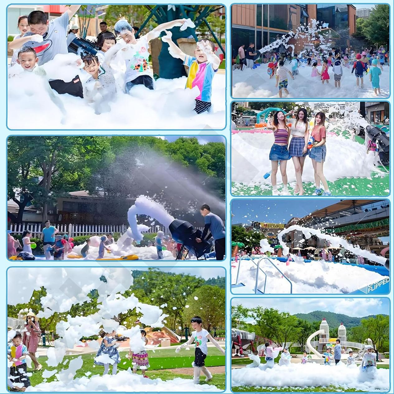 1000W Party Foam Machine, Maszyna Do Robienia Piany O Dużej Mocy, Outdoor Summer Pool Party Zabawki Wodne Dla Dorosłych I Dzieci, Urodziny, Uroczystości I Imprezy Na Podwórku