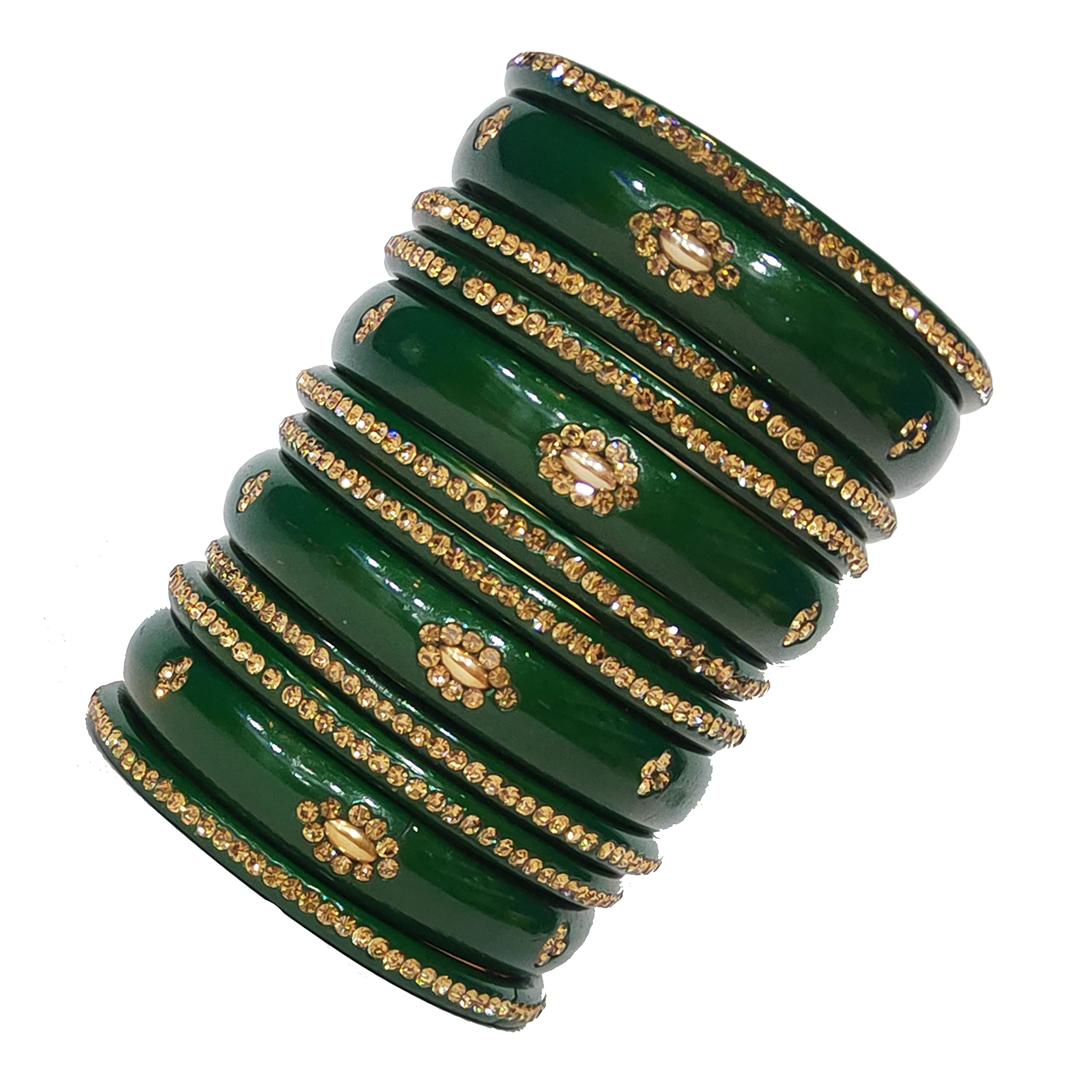 Lahthi Wala Lac Bangles Traditional set - Jaipuri Lakh Bangle 3 pis Handmade Rajasthani Lac Bangles Chudi for Women, Ethnic Wedding Set For Girls & Ladies, Gift For Wife 12 Pcs, Green 2.4 (B0B46JH7WC) Amazon Price History, Amazon Price Tracker