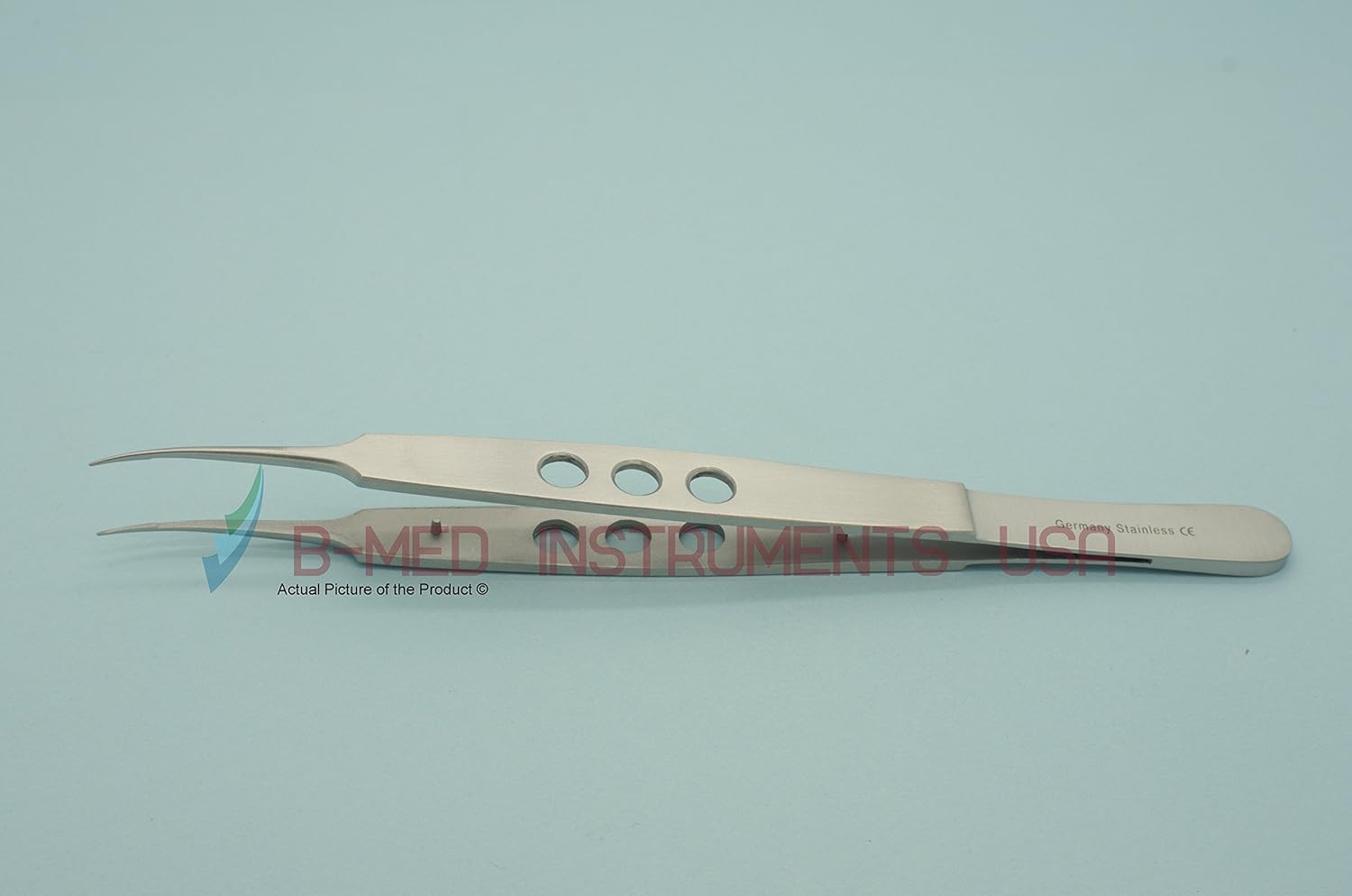 Castroviejo Micro Suture Forceps 6" Curved with Tying Platform