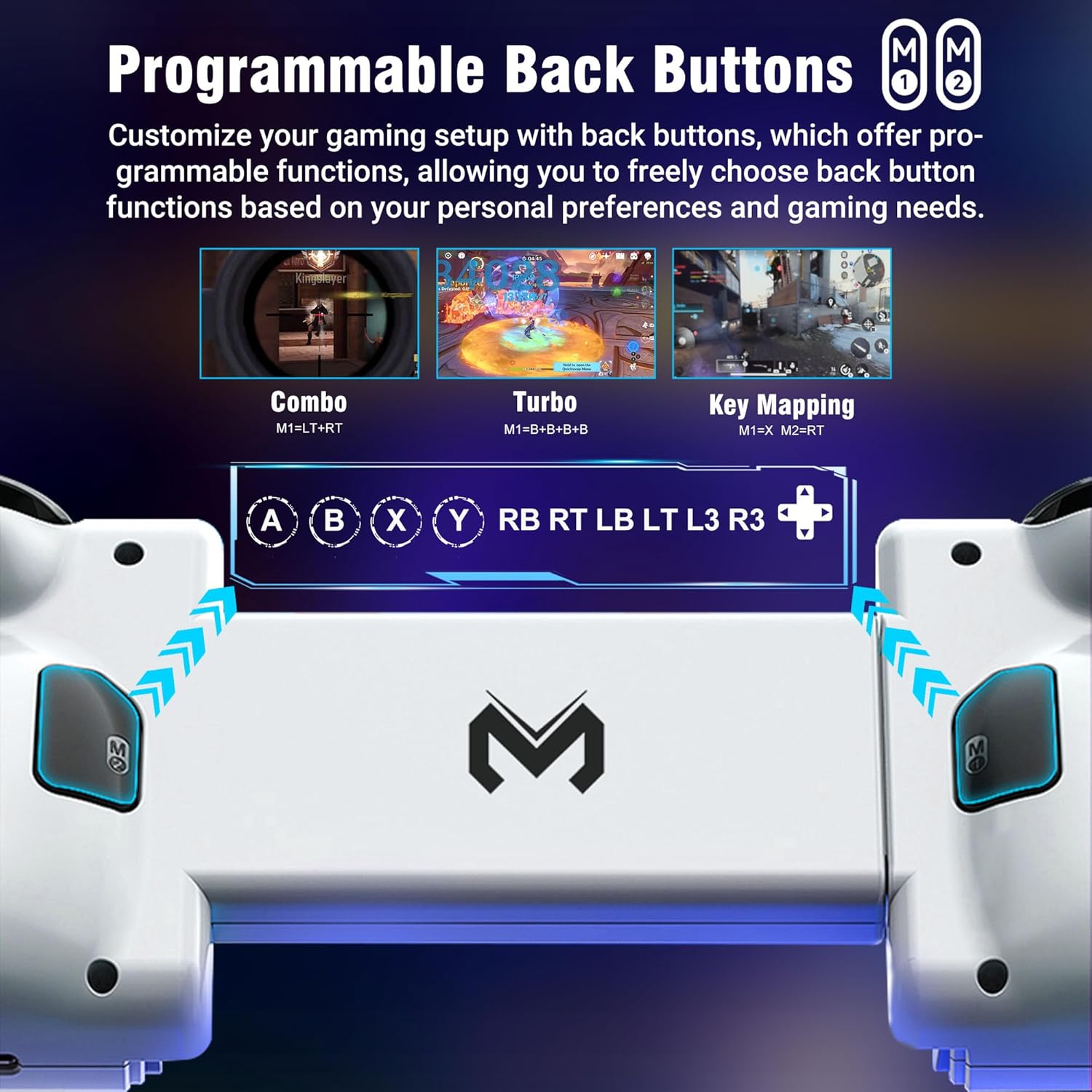 Joso Mobile Gaming Controller for iPhone & Android, USB C Phone Game Controller with Low Latency, Plug & Play Ergonomic Design for Cloud Gaming/PS Remote Play/Emulator image 5 of 8 B0F5W9RMVN