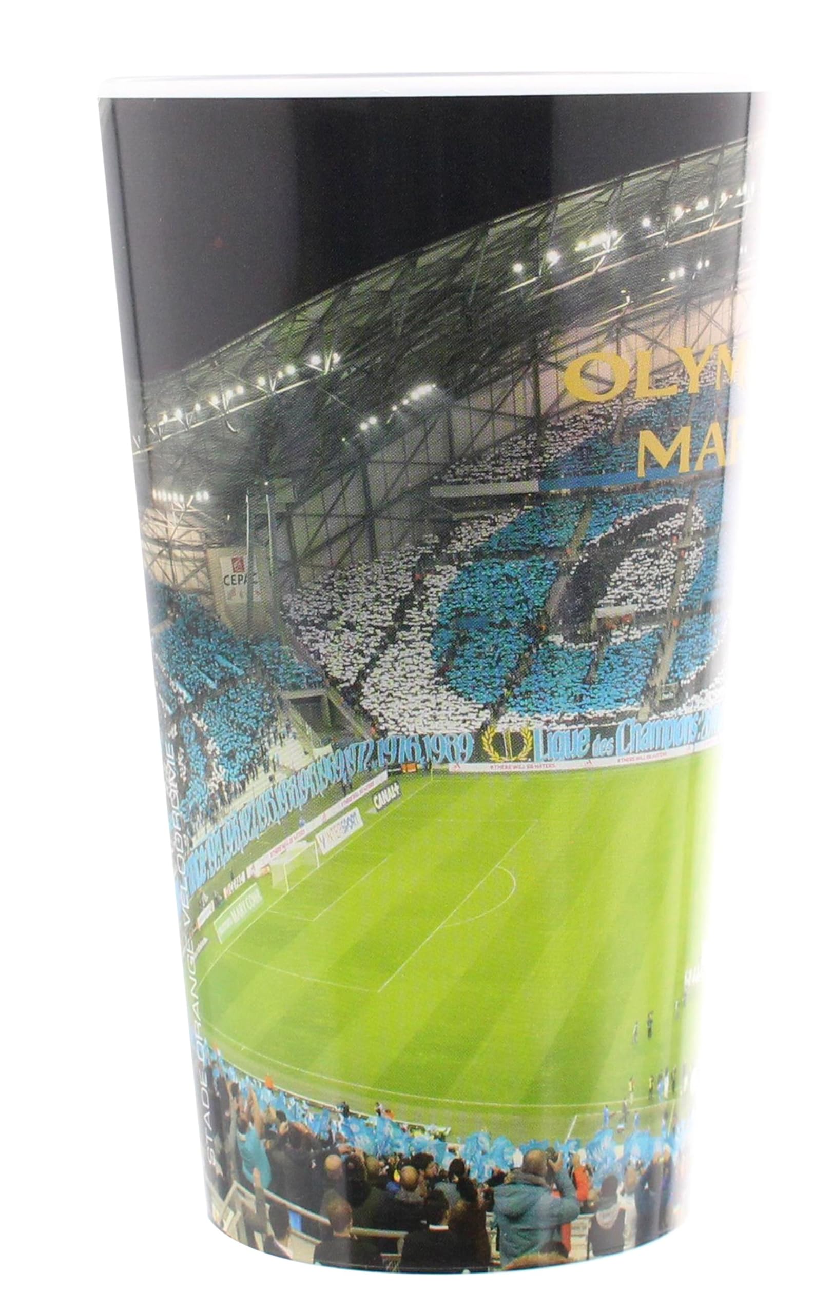 OLYMPIQUE DE MARSEILLE 2 x Verre gobelet éco cup 600 ml OM - Collection officielle Fabriqué en France