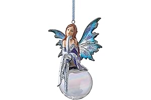 Enrapturing Snow Fairy Goddess Ornament Adorned with Full-Spectrum Hues