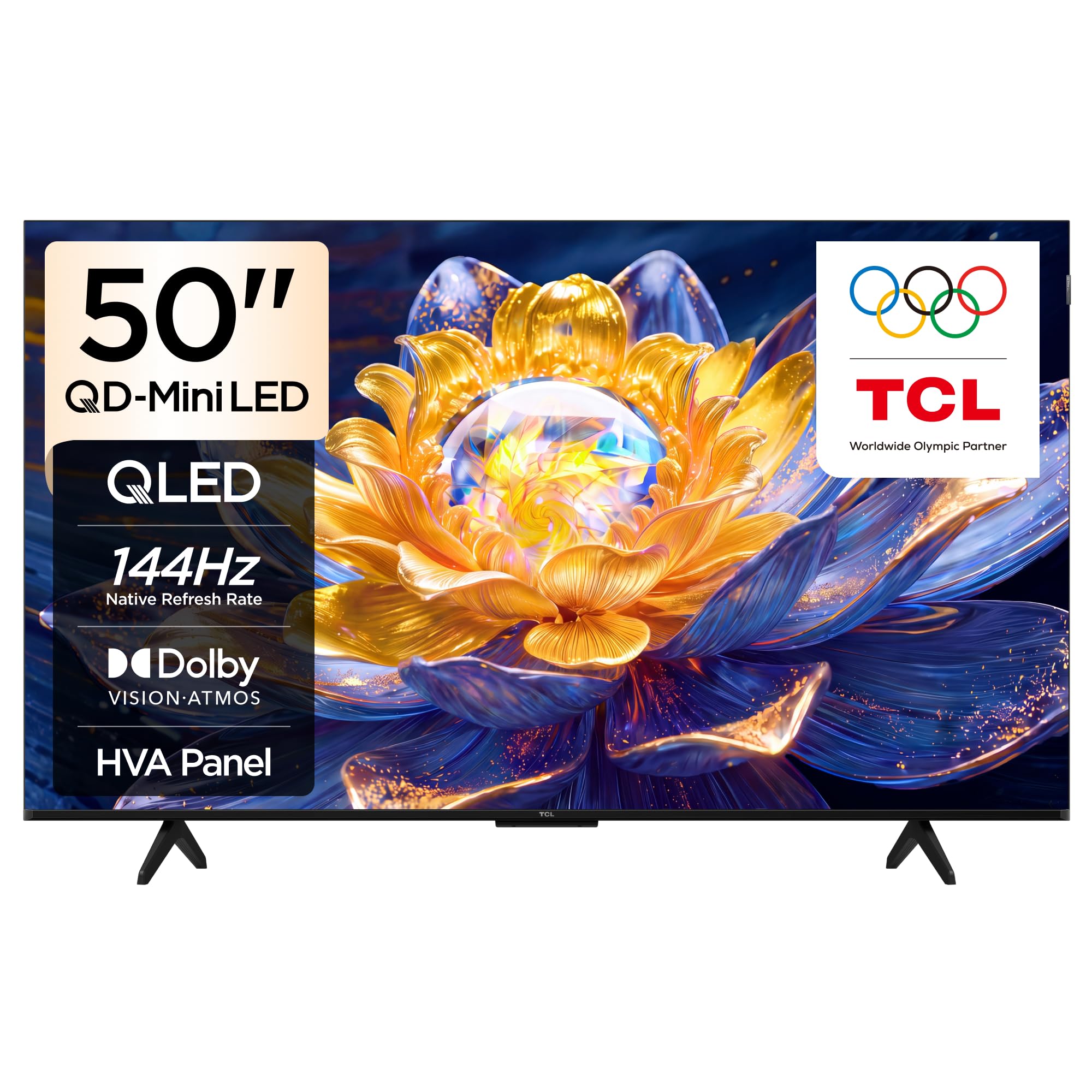 TCL 50 inç Akıllı TV 50Q6C 4K QD-Mini LED Renkli Quantum Crystal
