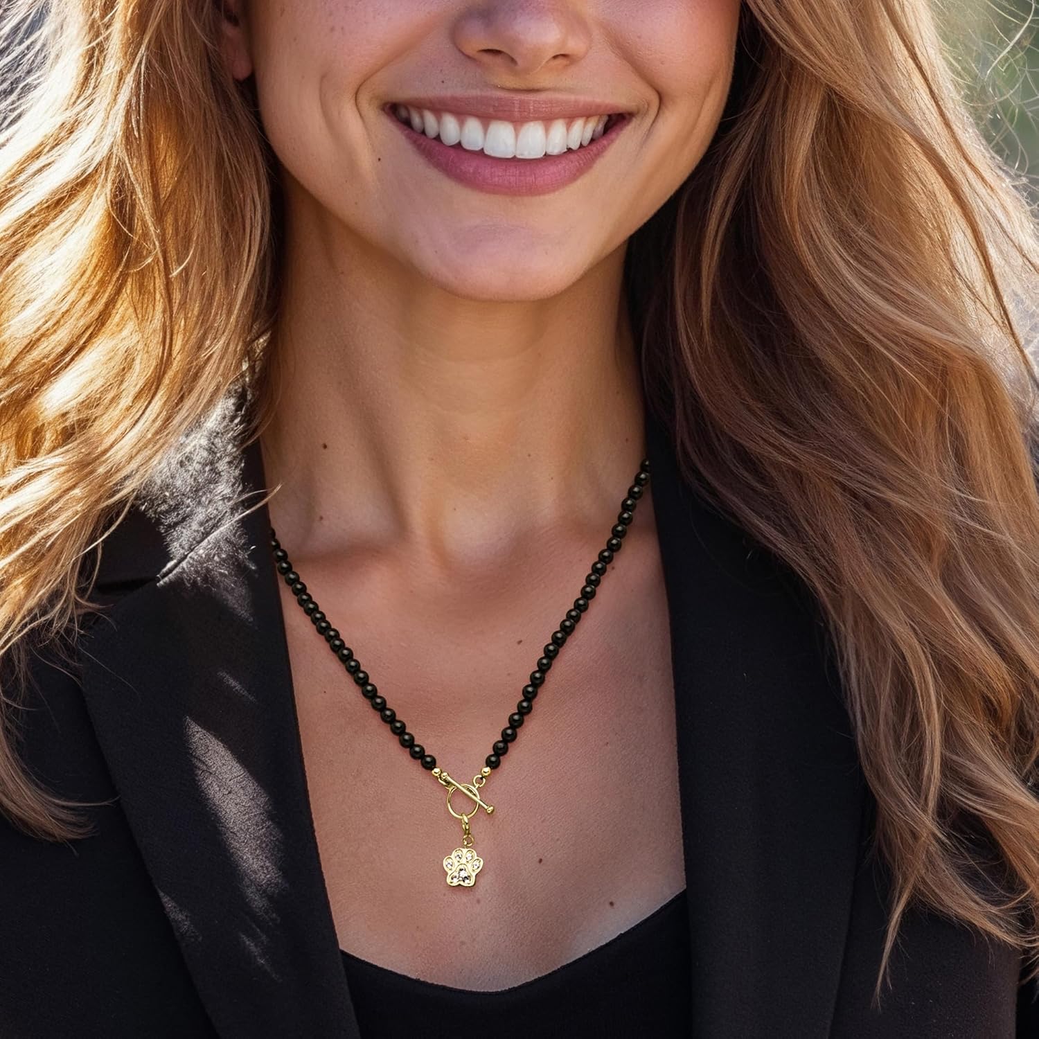 Ross-Simons 0.40 ct. t.w. White Topaz Paw Print Charm in 18kt Gold Over Sterling