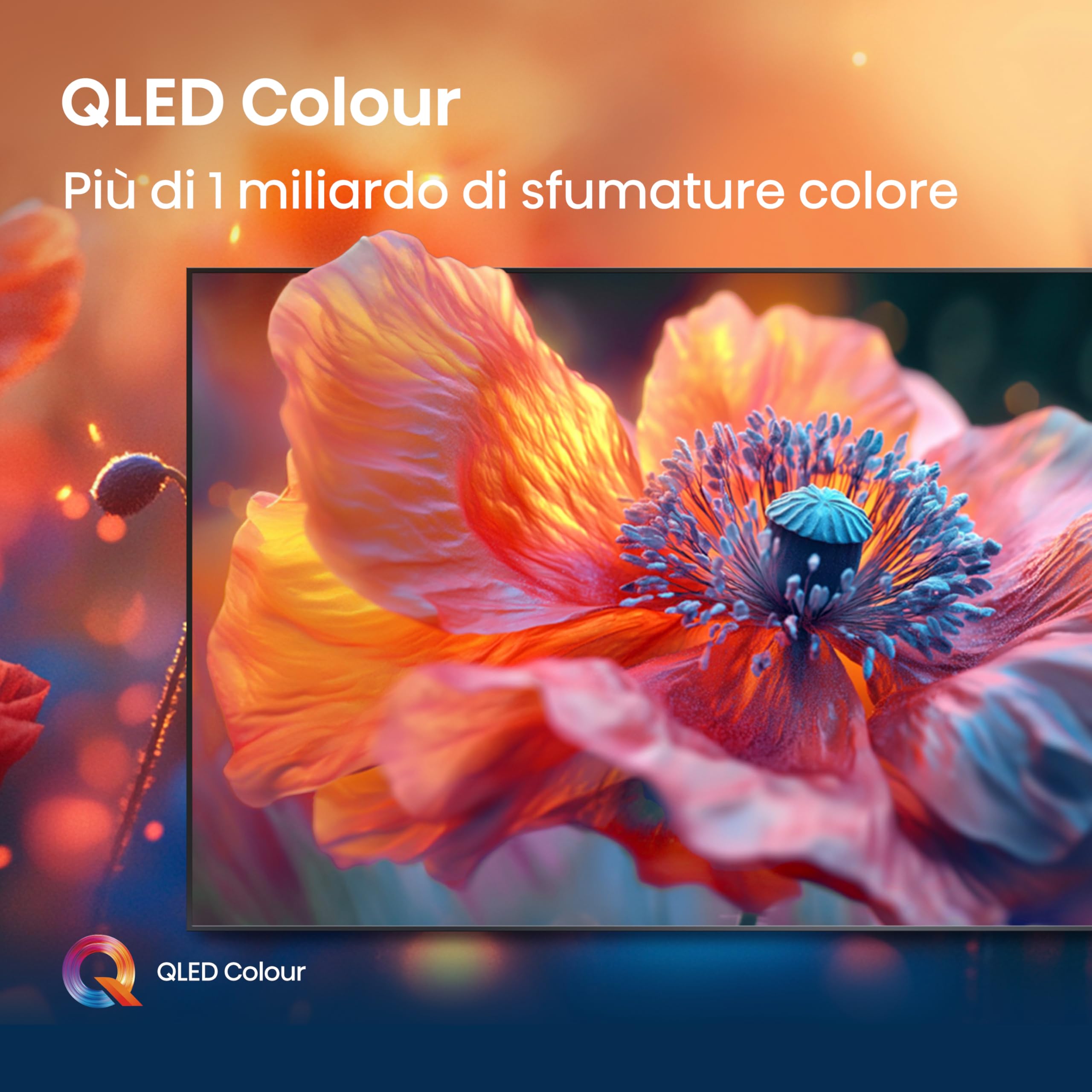 Hisense 40E53QT 40" QLED Full HD Smart TV VIDAA U8 HDR10 Dolby Atmos Game Mode DVB-T2/S2 HEVC 10
