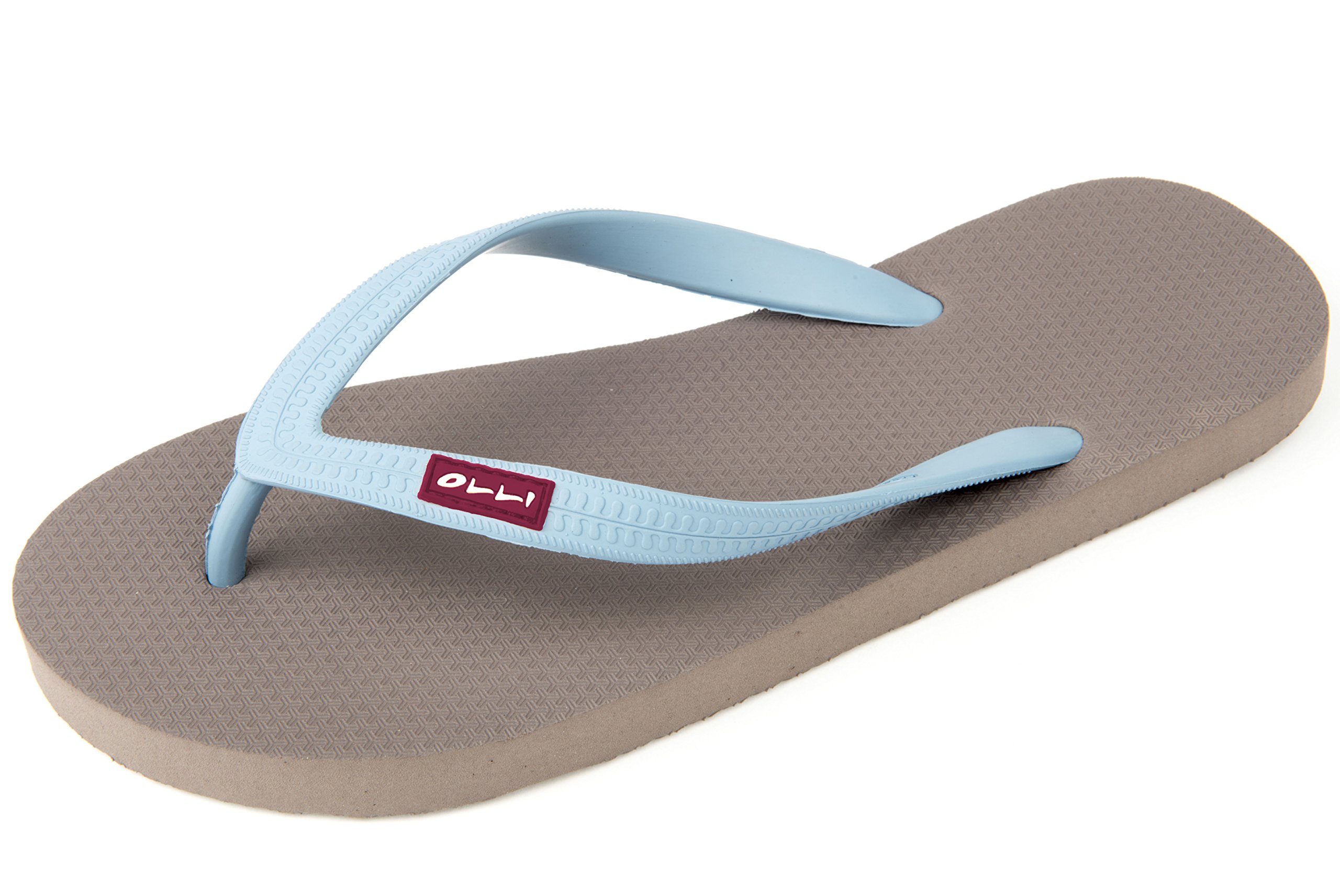 OLLI Flip Flops for Women - Fair Trade Natural Rubber - Eco Friendly & Vegan