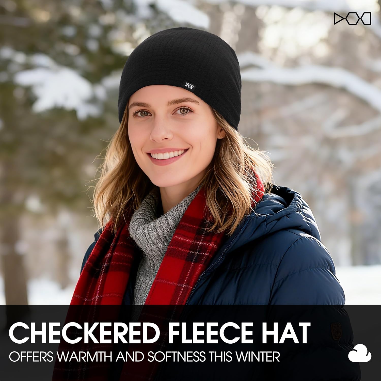 AUSFLUG Beanie Skull Cap for Men Women Winter Slouchy Beanie Hat, Warm for Outdoor Skiing, Running & Work - Image 2