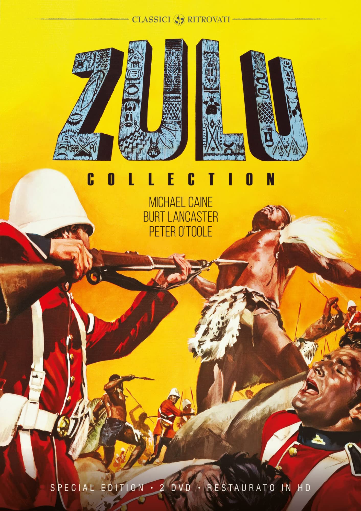 Zulu Colección Edición Especial Box 2 DVD Restaurado en HD Película Clásica Region Free