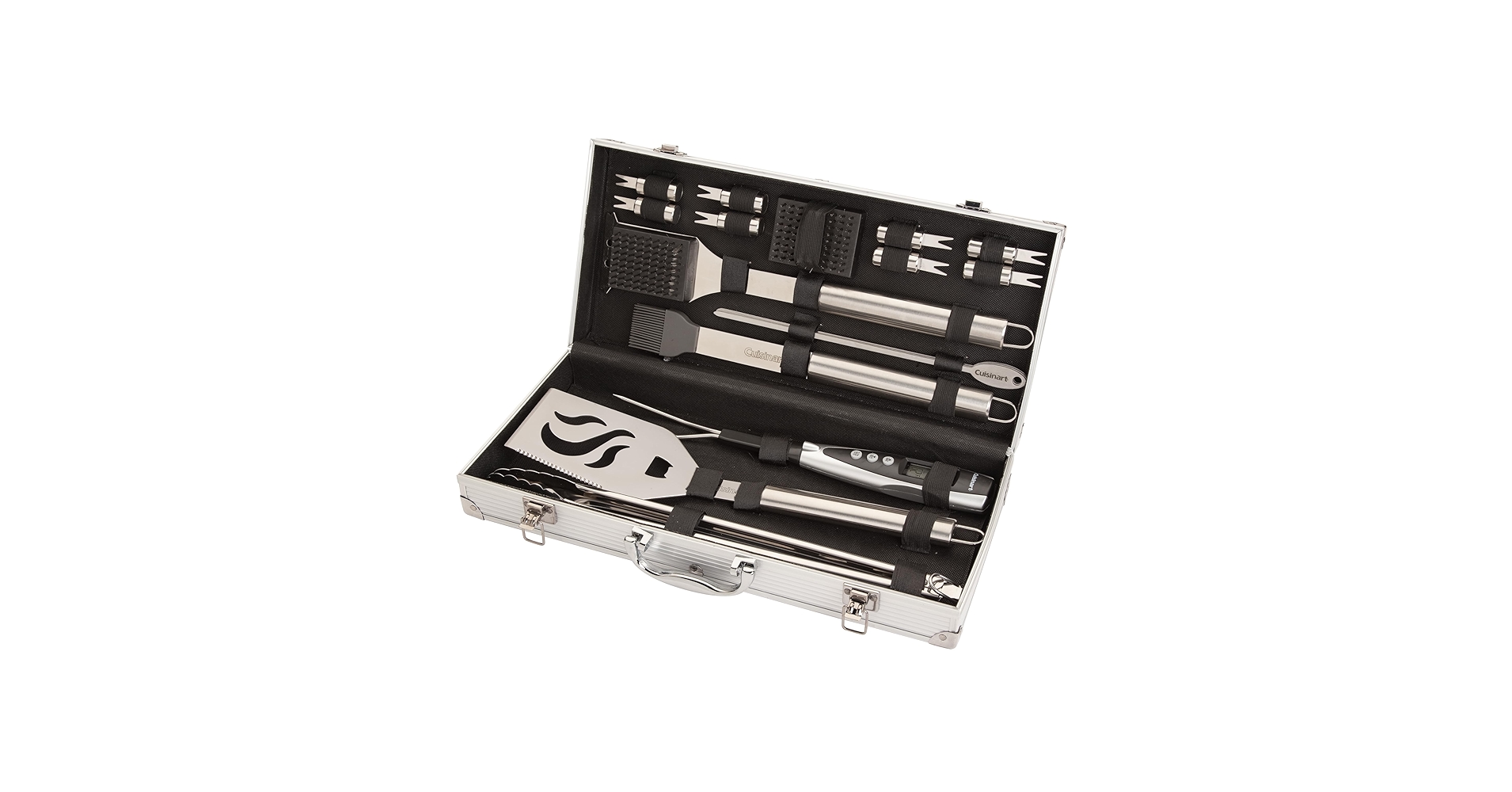 Amazon.com : Cuisinart Deluxe Grill Tool Set, 20-Piece Grill