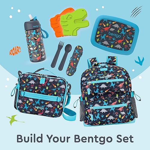 Vista 36 de Bentgo Deluxe - Bolsa de almuerzo aislada, doblemente aislada, duradera y resistente al agua, con bolsillos interiores y exteriores con cremallera