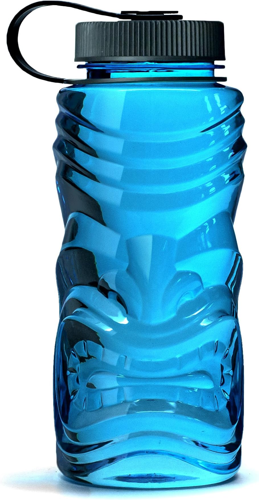 Kona Tiki Hawaiian Sports Water Bottle - Premium High Quality Wide Mouth Leak Proof - Non-Toxic BPA / BPS Free & Eco-Friendly - 30oz / 900mL