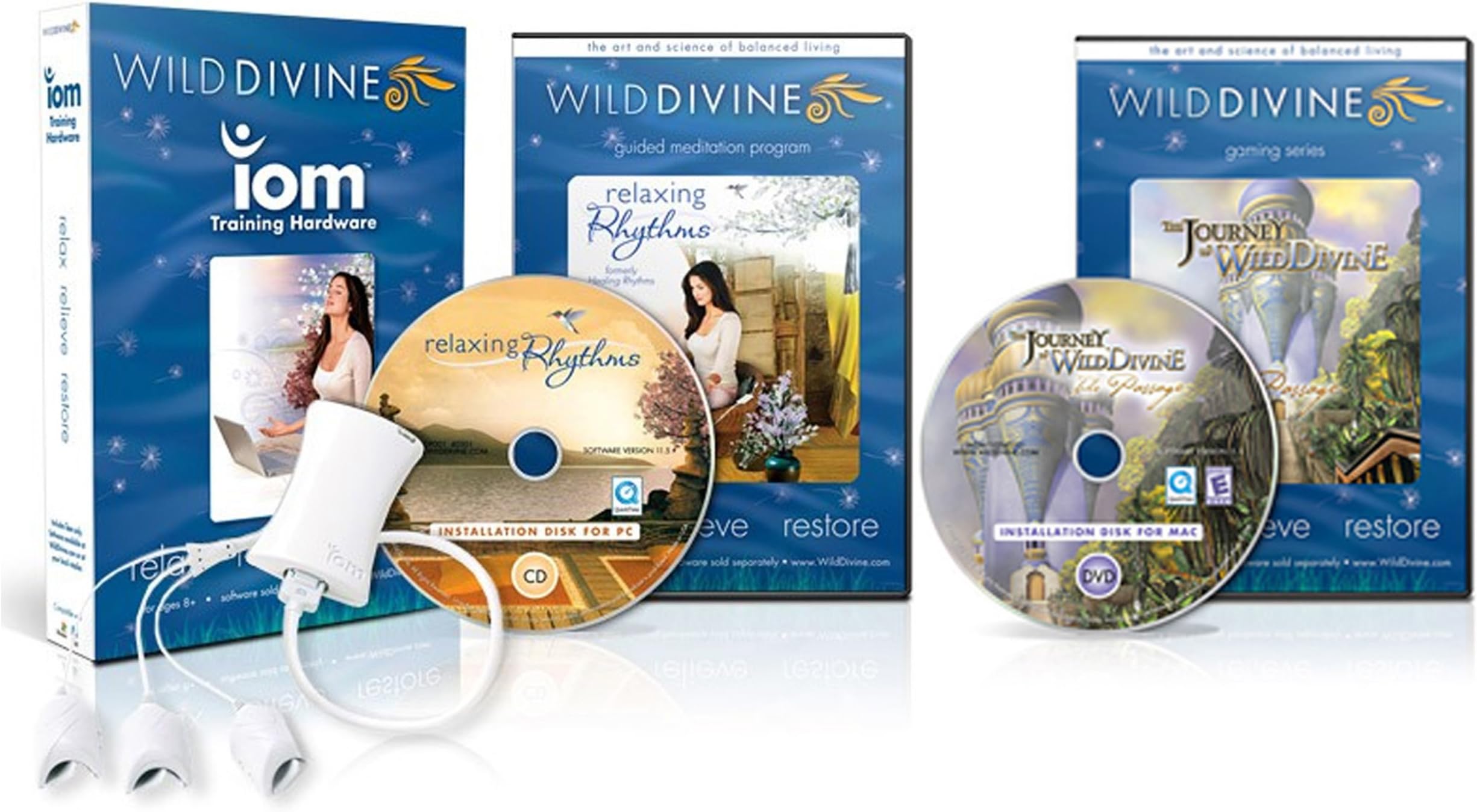 Healing Rhythms Biofeedback Training, by Wild Divine Project With Wisdom Quest, for Advanced Training! [VISTA & OSX]