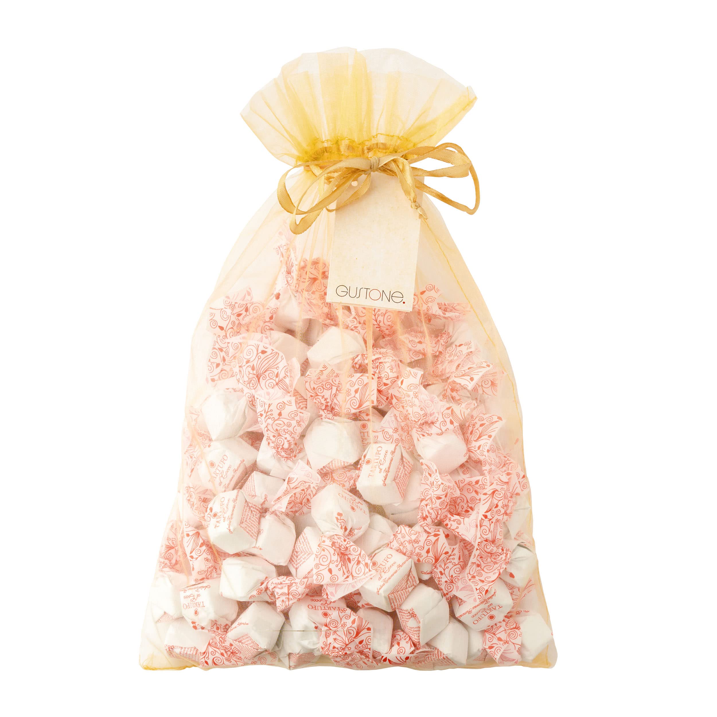 GUSTONE. Tartufi Dolci Cocco Antica Torroneria Piemontese 1kg | ideal als Geschenk für Geschäftspartner, glutenfrei, IGP-geschützte Herkunft, Trüffel-Praline weiße Kokos Haselnuss