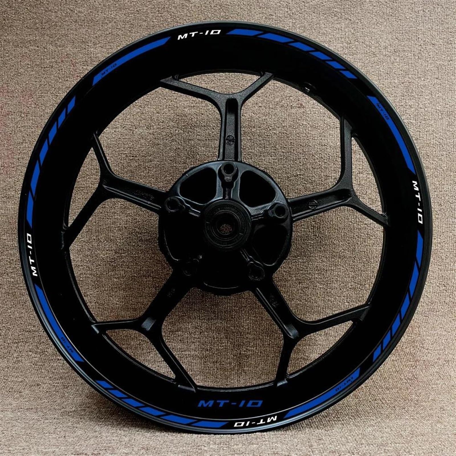 Stickers Motorcycle Accessories Reflective Rim Edge Stripes Wheel Stickers for MT-10 Mt10(Style 13)