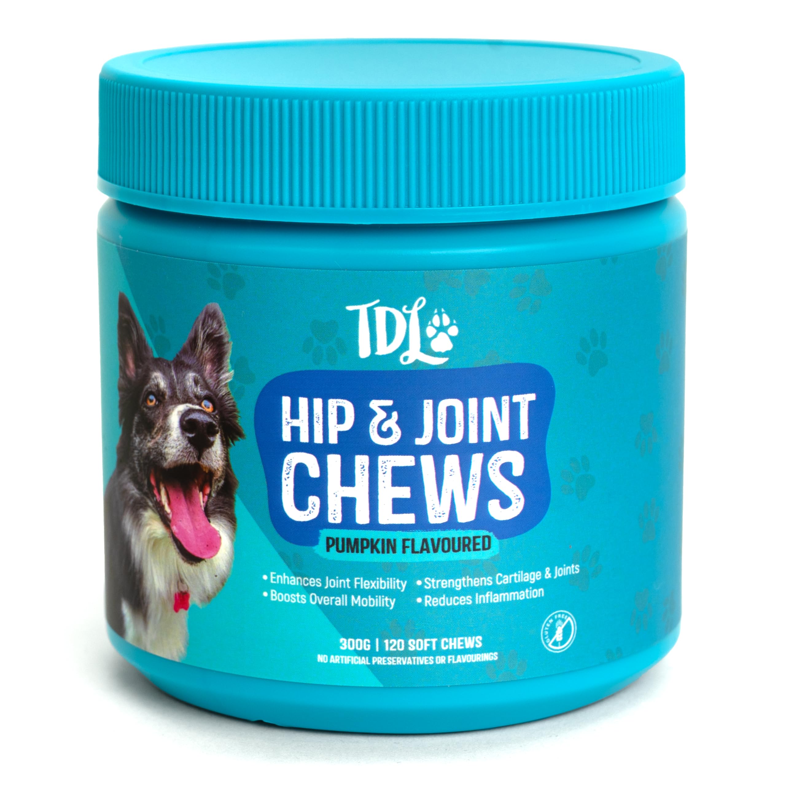 Hip & Joint Care for Dogs, 120 Pumpkin Flavour Soft Chews
