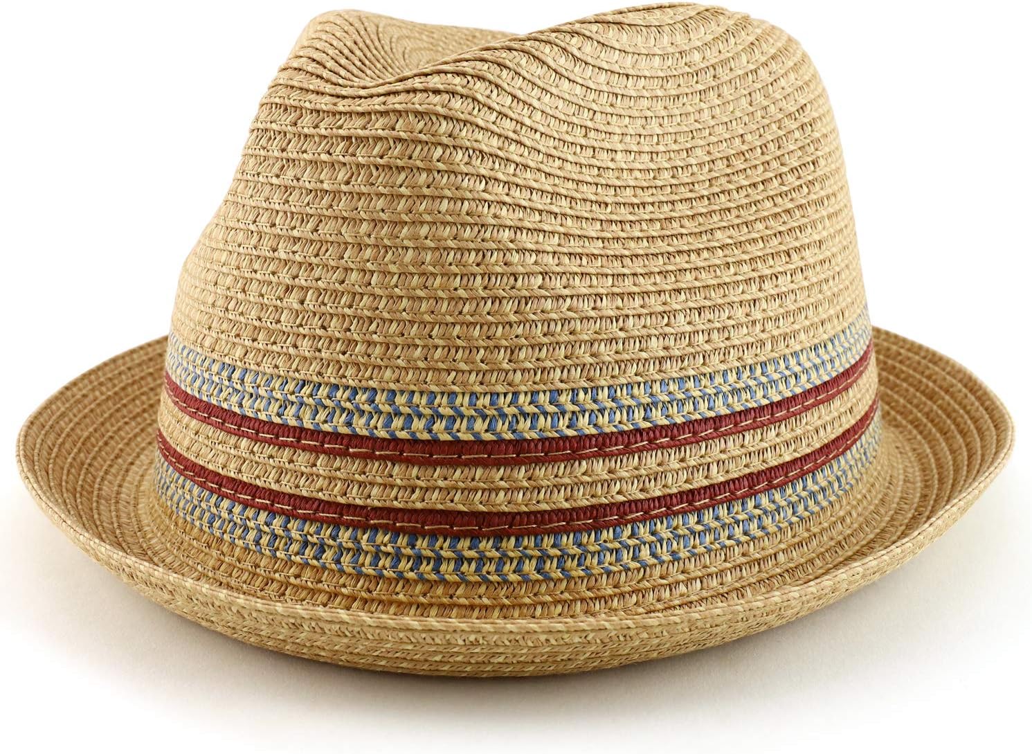 Armycrew Big Oversized Stingy Brim Pinch Front Fedora Hat