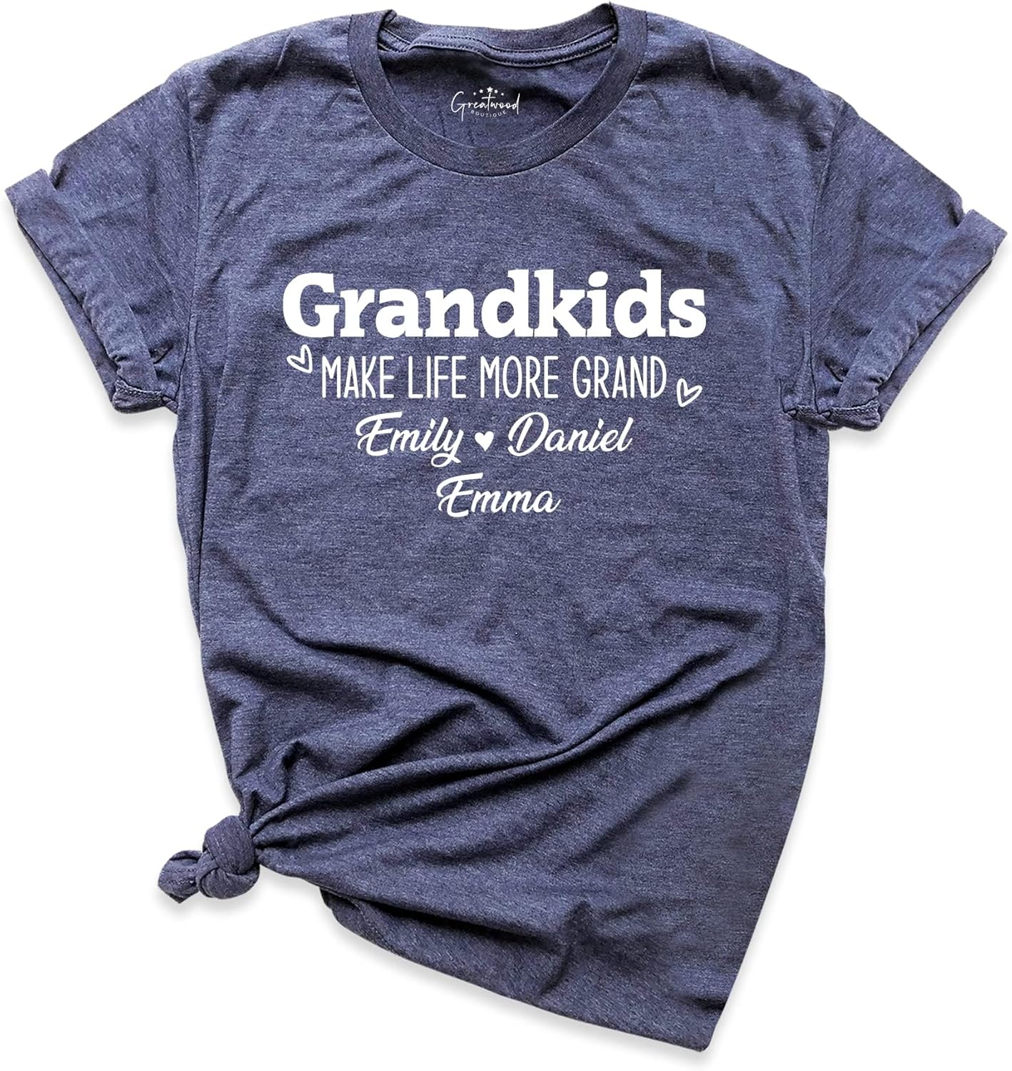 Grandma Shirt with Grandkids Names Shirt, Nana Tee, Granny Shirt, Gift for Grandma, Personalized Grandma Shirt, Shirt, Grammy, Abuela, Mimi, Grandkids Custom Shirt, Mothers Day Tee White - Image 7