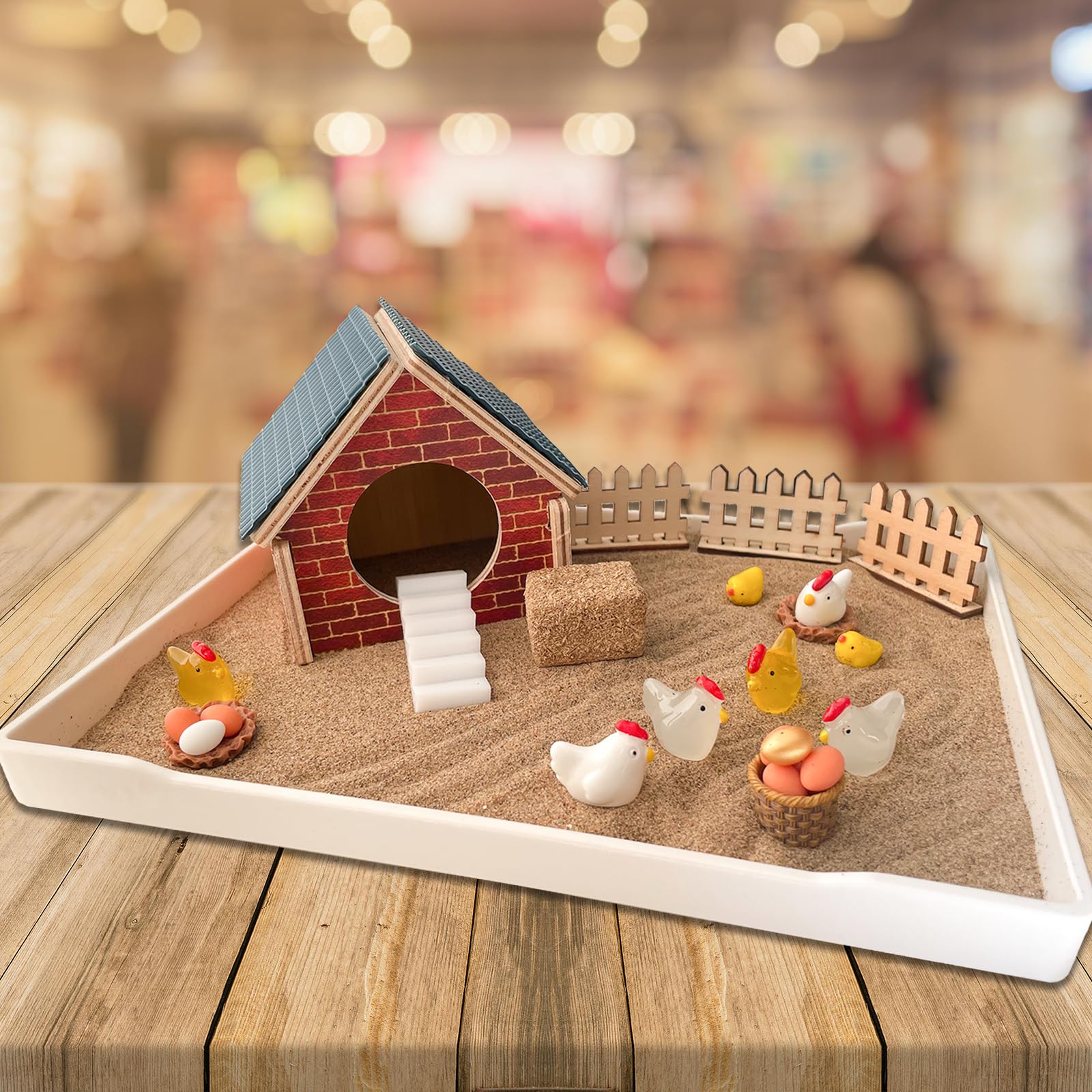 Amazon.com: Threeheng Chicken Zen Garden Kit - Sand Tray Therapy