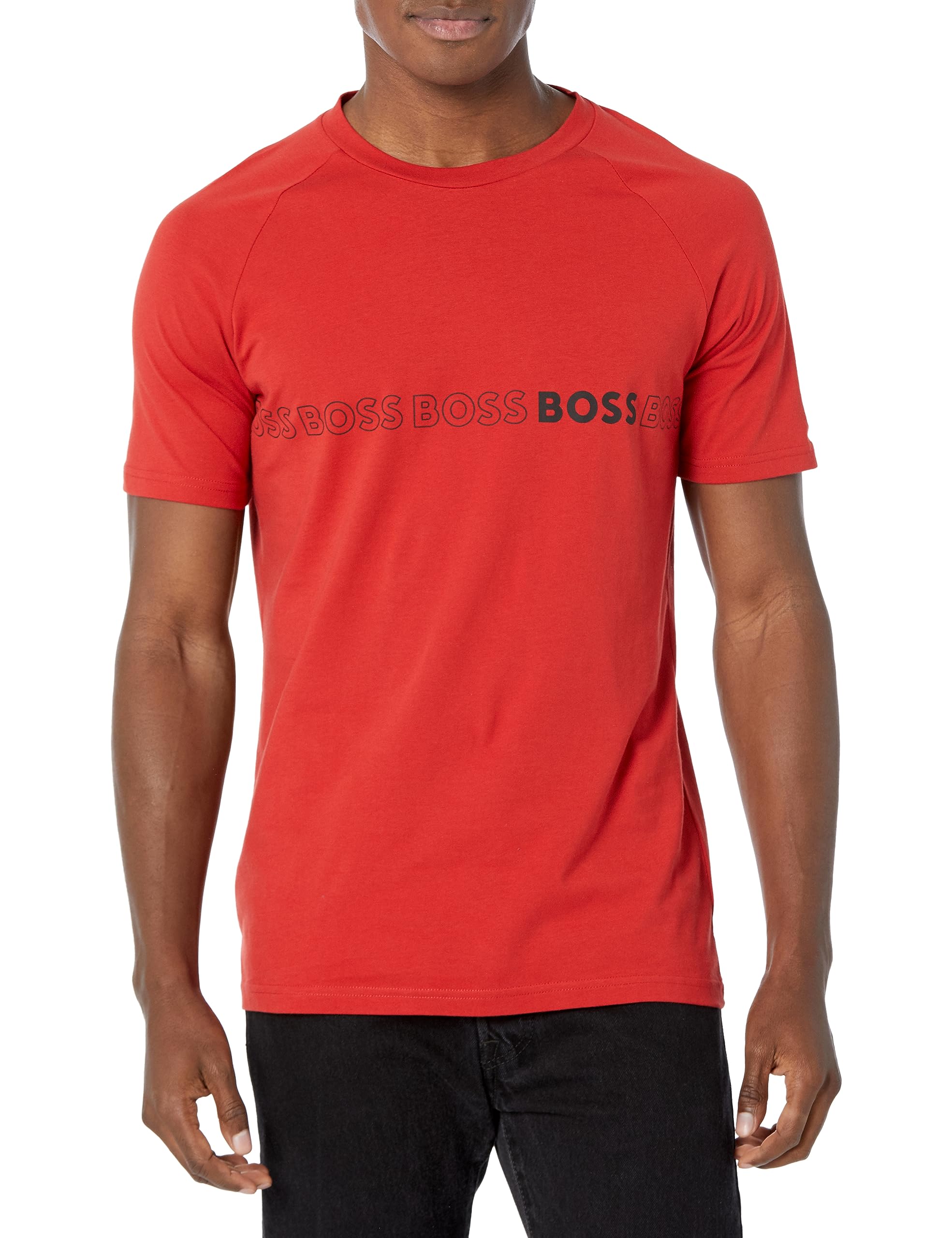 BOSS Men's Repeat Logo Cotton T-Shirt