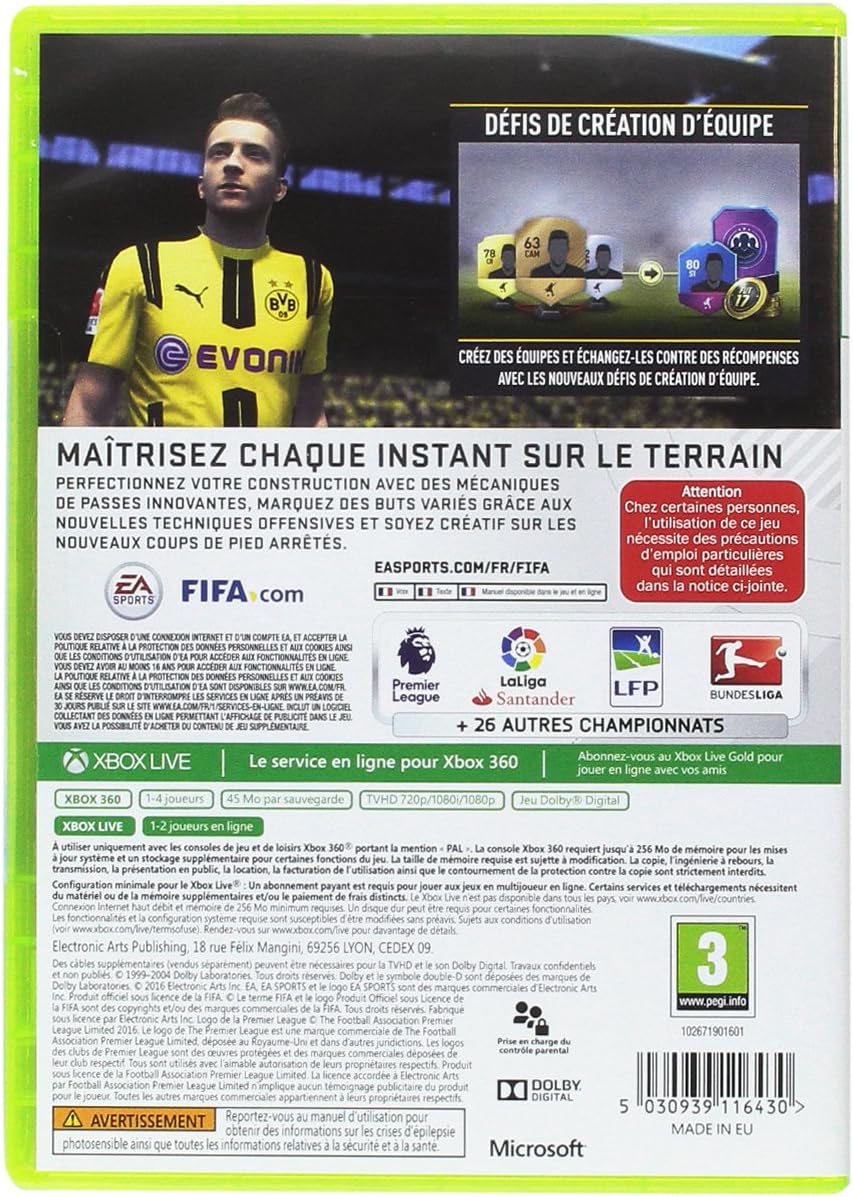 Third Party - Fifa 17 Occasion [ Xbox 360 ] - 5030939116430 image 2