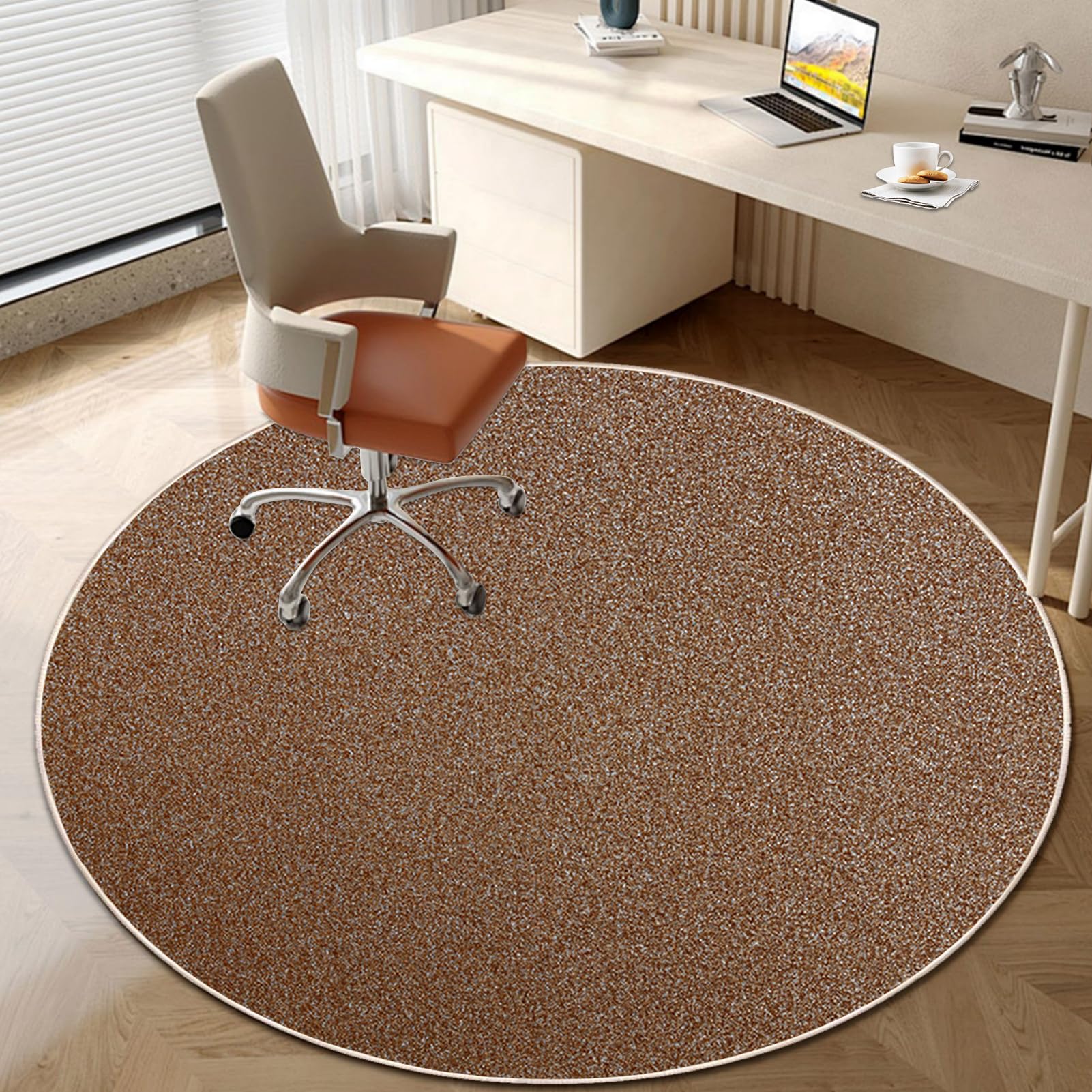 Xiaputcr Color G Carpet Chair Mats Non Slip Round Mat Washable Rug Chair Mat, Hard Wood Floors Protectors Mat, Rug Floor Protectors Gaming Chair Mat, Multi Surface Chair Mats, For Home Office Gaming Room 100 Cm