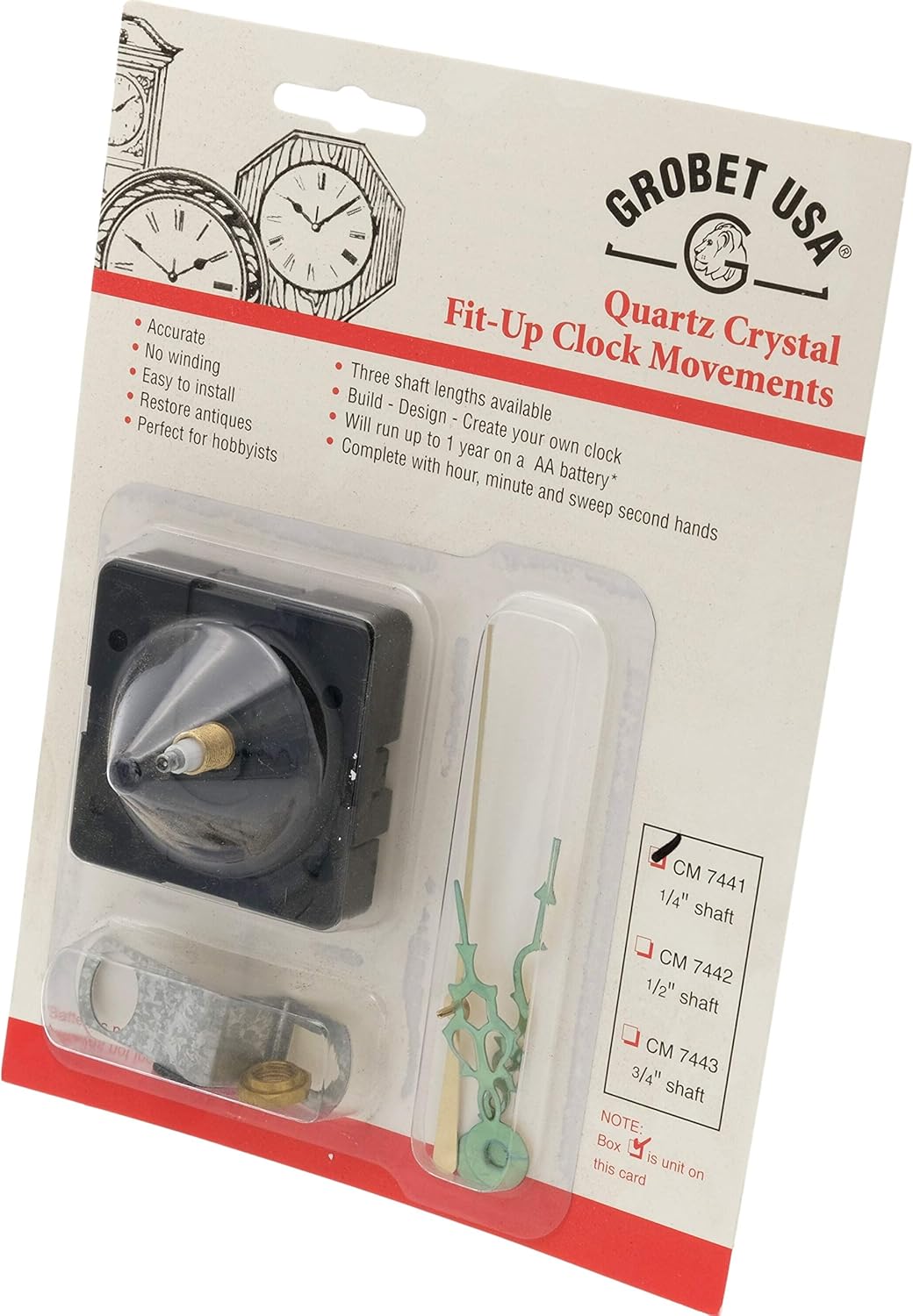 Mini Quartz Clock Movements 6 Parts