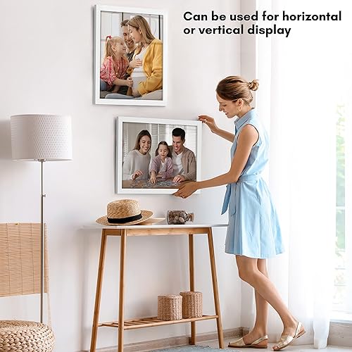 Vista 69 de Americanflat - Marco para póster de 71 x 74 cm con plexiglás pulido, portarretratos negro de madera industrializada, Epic Collection, marco ancho