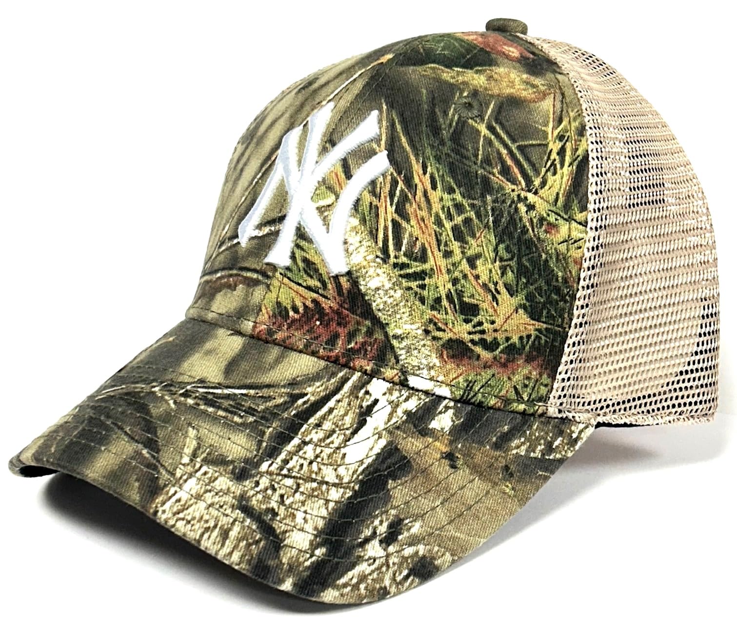 New York Yankees MVP Hunting Camo Mesh Hat Cap Adult Men's Adjustable Snapback