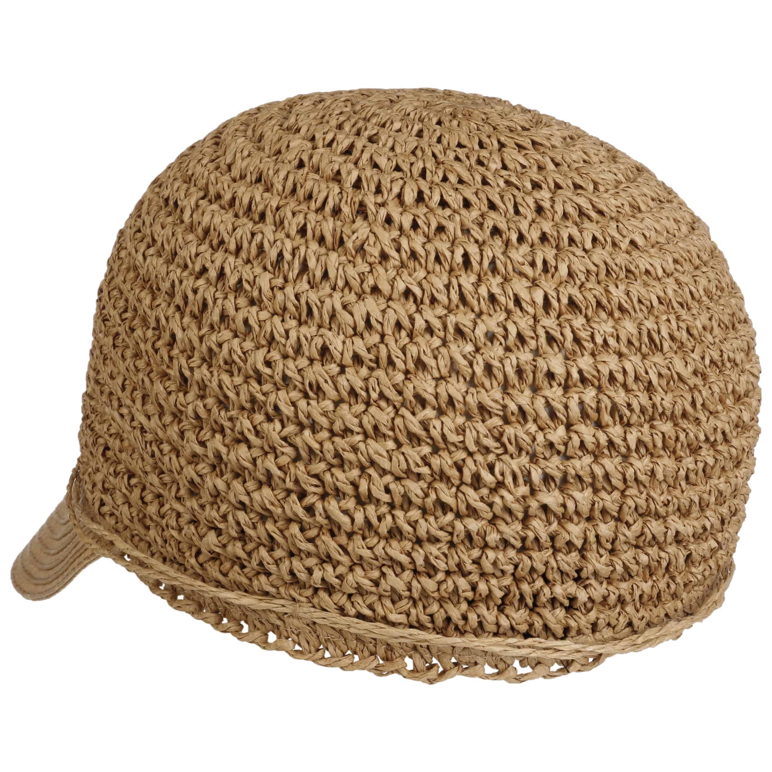 Seeberger Gorra Uni Rollable Crochet Mujer - de Sol Verano Visera para el con Primavera/Verano