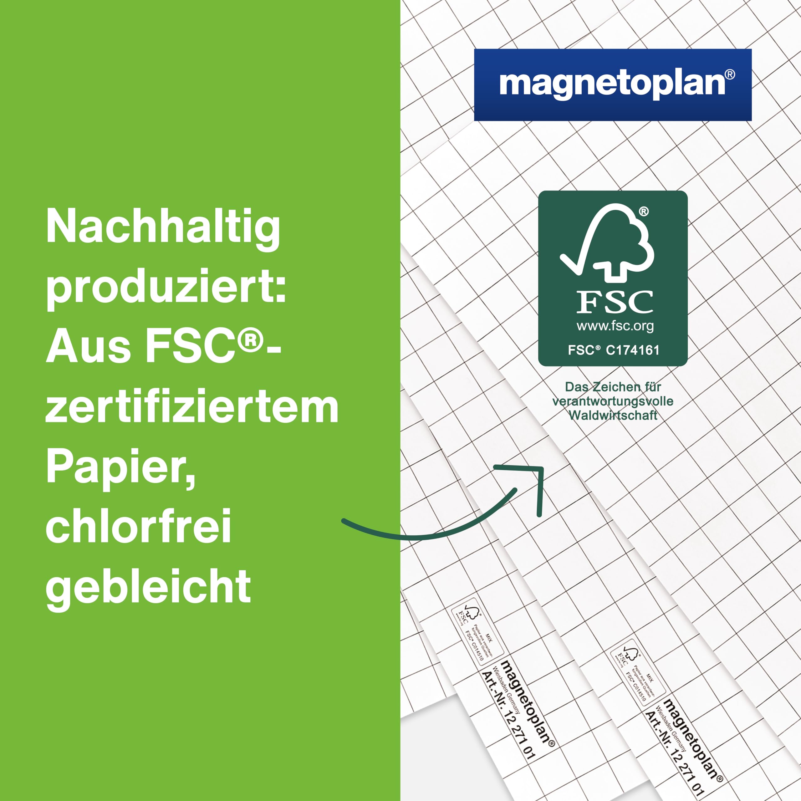magnetoplan 1227101 Flipchart-Papier