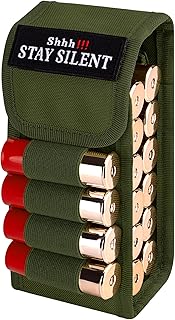 bvya 16 Round Quick Access Shotgun Shotshell Ammunition Reload Molle Pouch Holder for 12