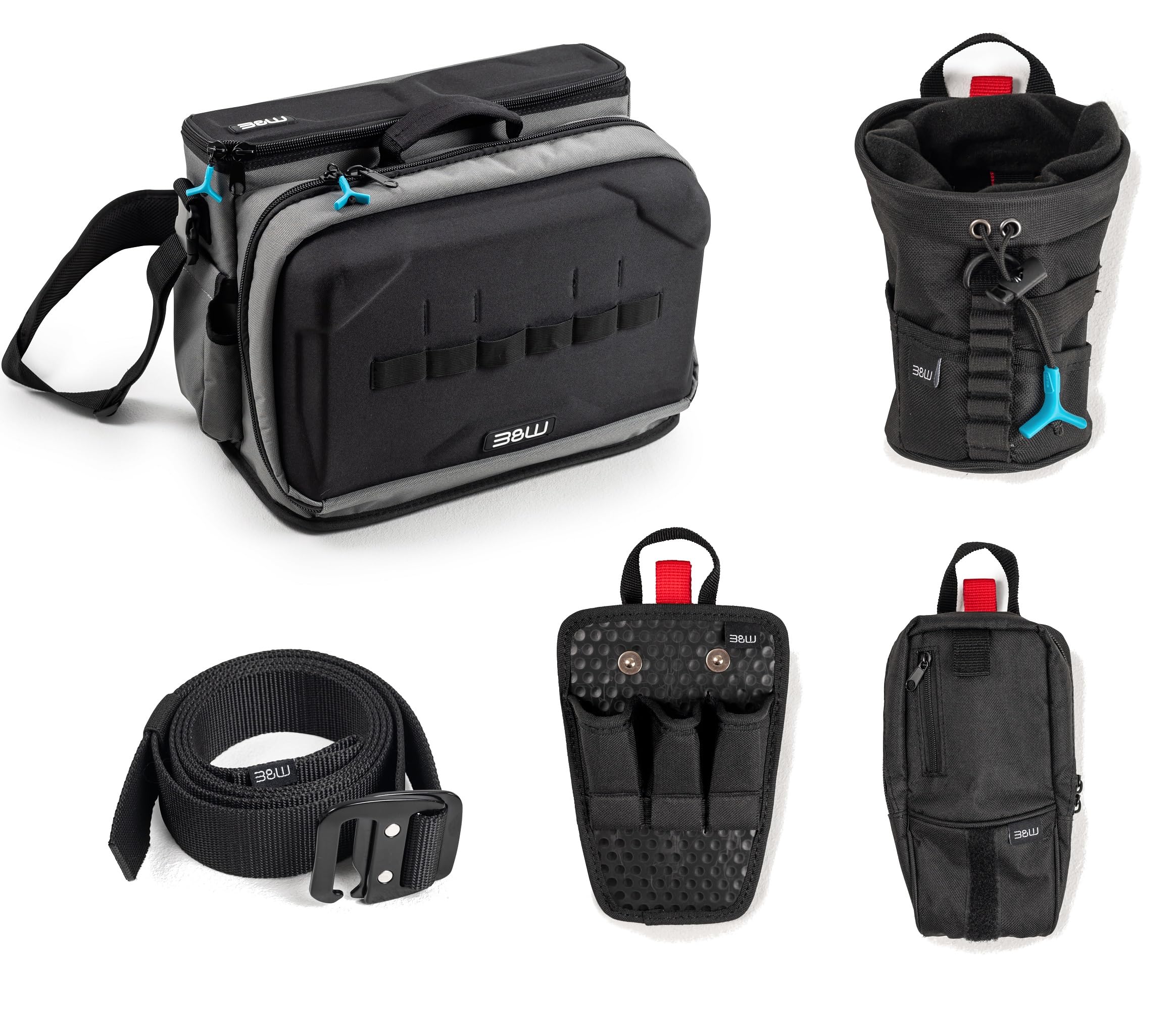 B&W tool.modul TEX.223 Tool Bag 5 Pieces (with Belt, Tool Pockets, Pocket with Magnetic Back Panel, FIDLOCK System, Storage for Small Tools) without Tools, 116.73