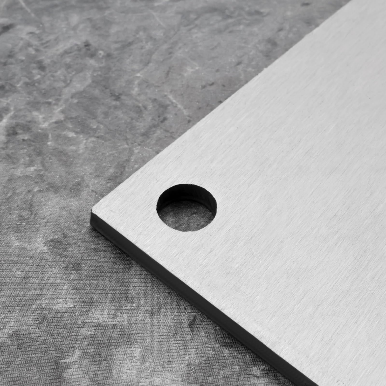 SG Store Lot de 2 Plaques d'ancrage en Acier Inoxydable 304 120 X 120 X 6 Mm 240 Plaques en Acier Inoxydable à Grain Moulu Tôles en Acier Inoxydable