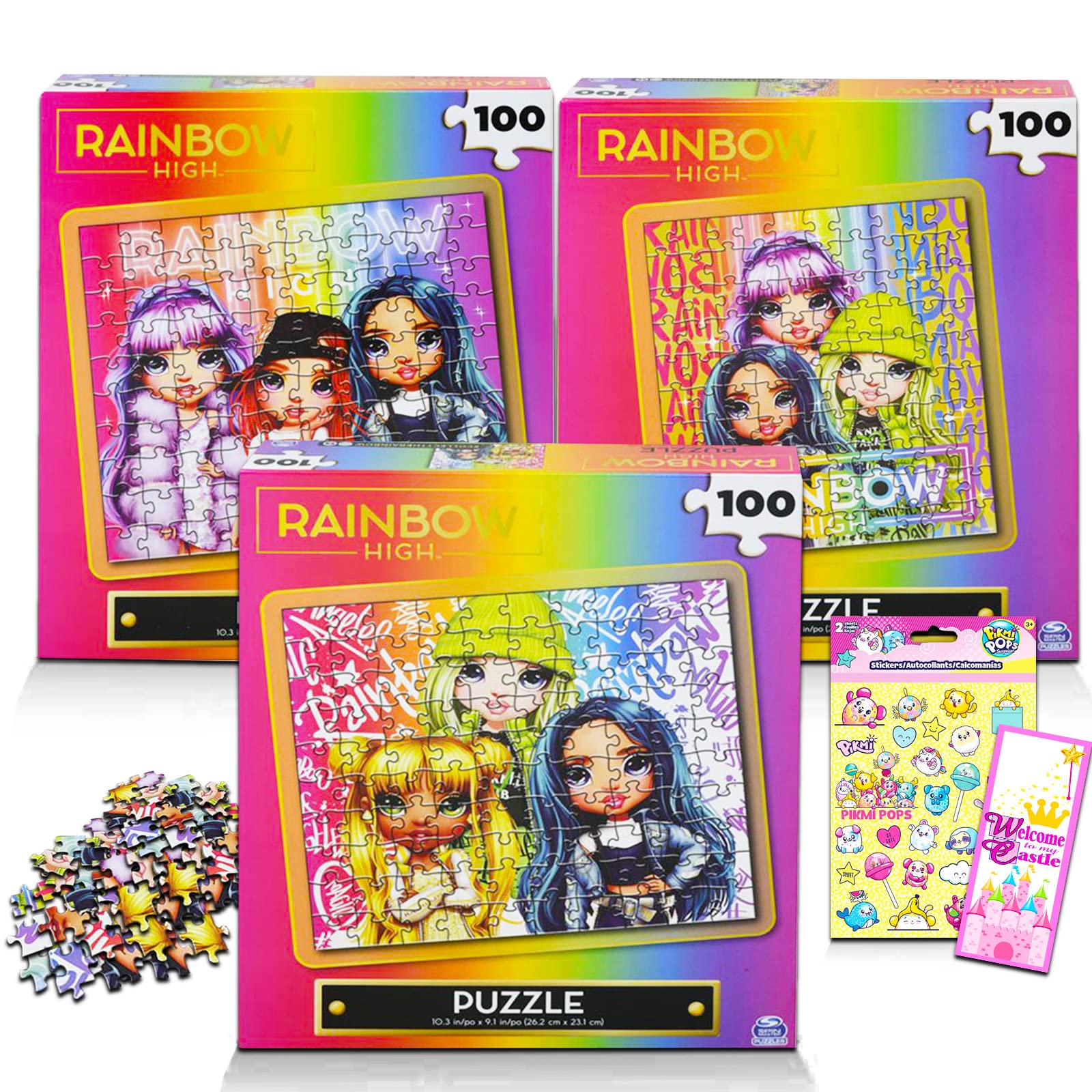 Buy Rainbow High Premier 100 Pc Puzzle Set for Kids Rainbow High