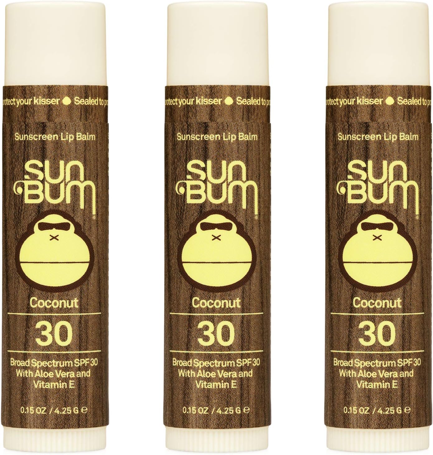 Amazon.com : Sun Bum Sun Bum Spf 30 Sunscreen Lip Balm Vegan and ...
